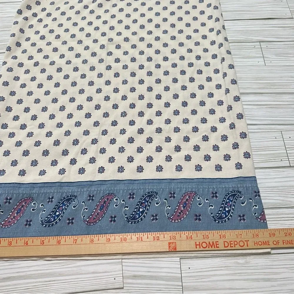 VNTG J.P. STEVENS‎ PAISLEY BANDANA STANDARD NO IRON FLANNEL LARGE PILLOW CASE